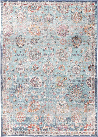 Ezra Multi Blue Traditional Rug 240x330