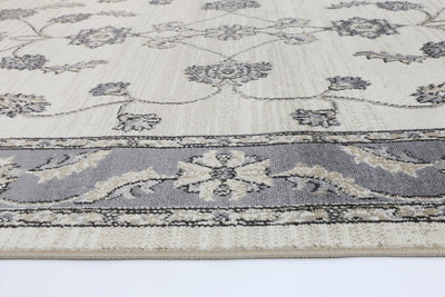 Arya Cream Grey Oriental Rug 160x220 cm