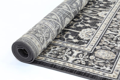 Arya Grey Oriental Rug 160x220 cm