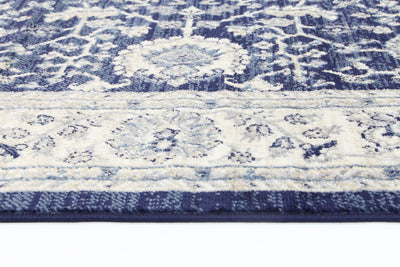 Arya Navy Blue Traditional Rug 160x220 cm