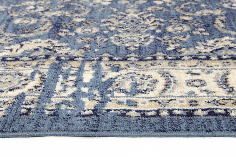 Arya Distressed Navy Blue Rug 160x220 cm