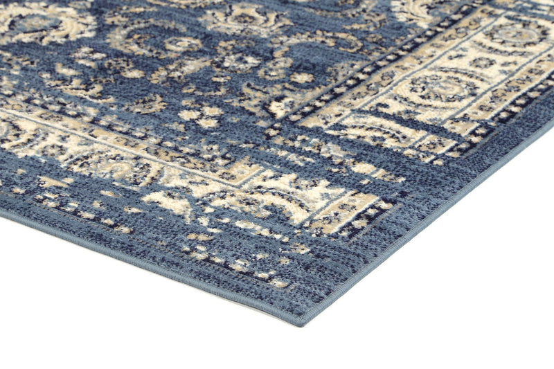 Arya Distressed Navy Blue Rug 160x220 cm