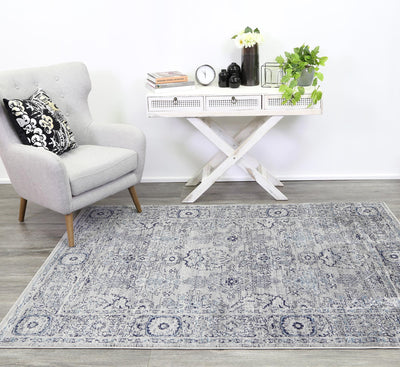 Arya Grey Contemporary Rug 160x220 cm