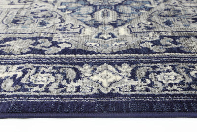 Arya Navy Blue Transitional Rug 200x290 cm