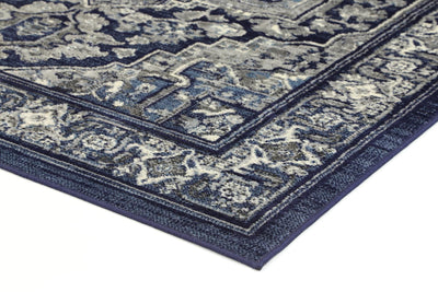 Arya Navy Blue Transitional Rug 200x290 cm