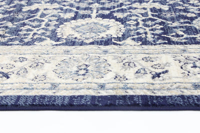 Arya Navy Blue Traditional Rug 200x290 cm