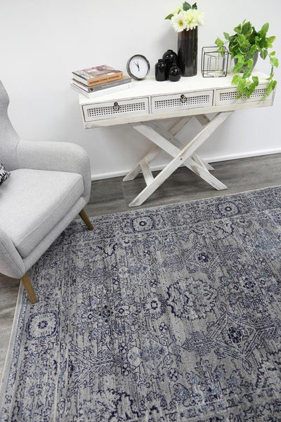 Arya Grey Contemporary Rug 200x290 cm