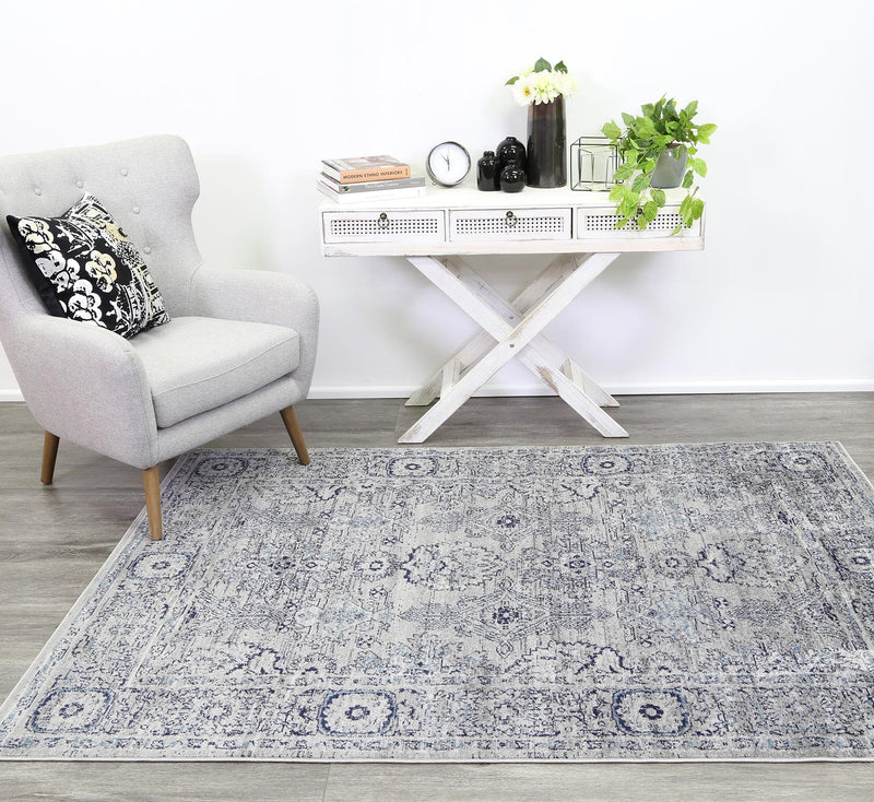 Arya Grey Contemporary Rug 240x330 cm