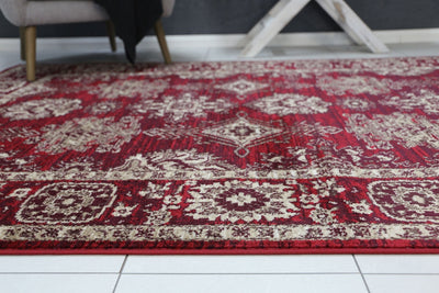 Arya Red Traditional Rug 80x300 cm