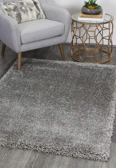 Arctic Plush Dark Grey Shaggy Rug 120x160 cm