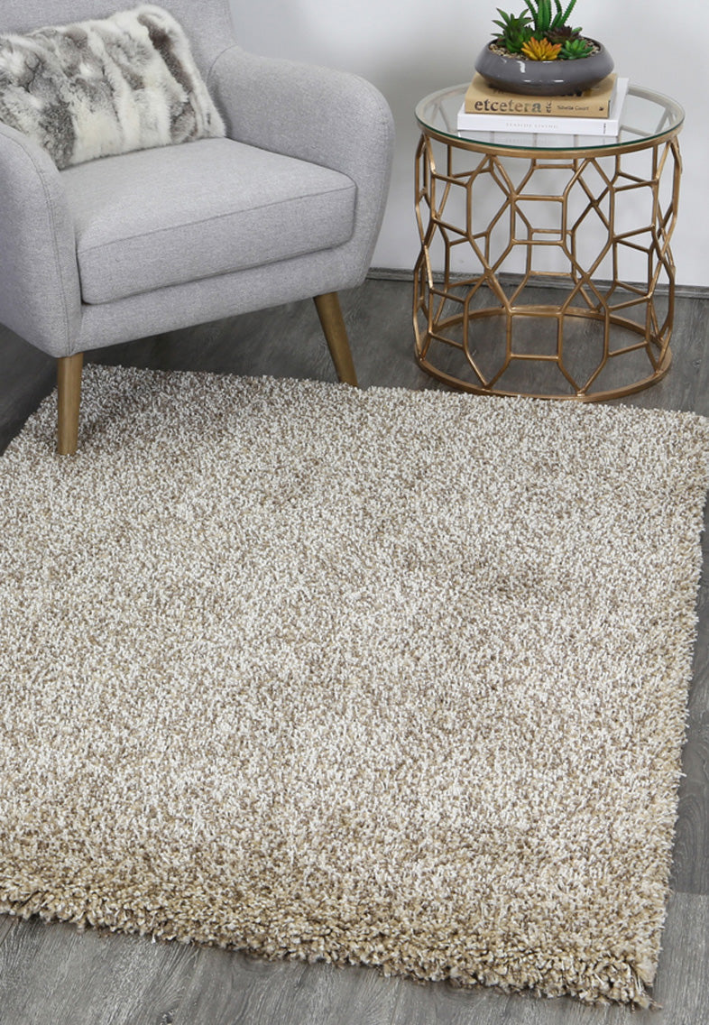 Arctic Plush Beige Shaggy Rug 120x160 cm