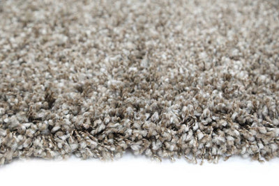 Arctic Plush Brown Beige Shaggy Rug 120x160 cm