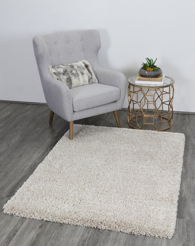 Arctic Plush Beige Cream Shaggy Rug 160x220 cm