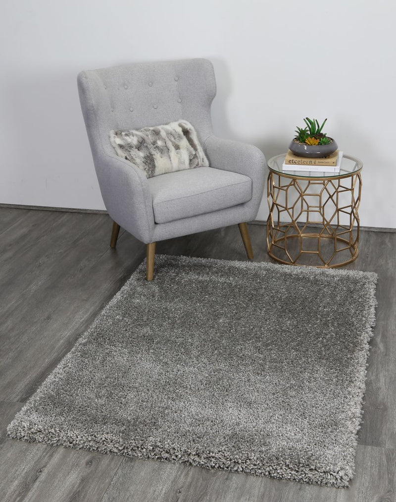 Arctic Plush Dark Grey Shaggy Rug 160x220 cm