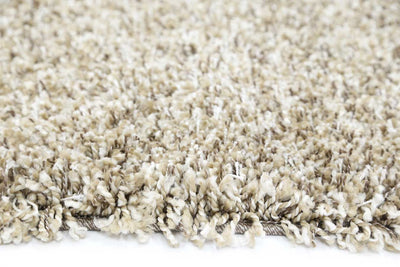 Arctic Plush Beige Shaggy Rug 160x220 cm