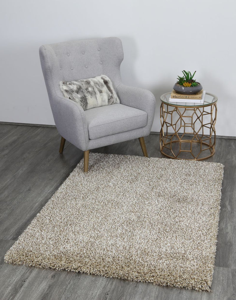 Arctic Plush Beige Shaggy Rug 160x220 cm