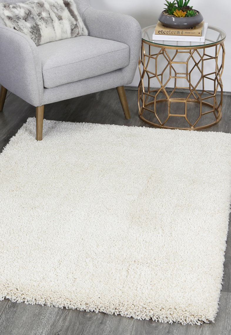 Arctic Plush Cream Shaggy Rug 200x290 cm