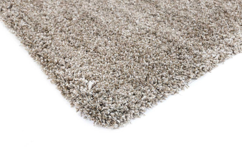 Arctic Plush Brown Beige Shaggy Rug 200x290 cm