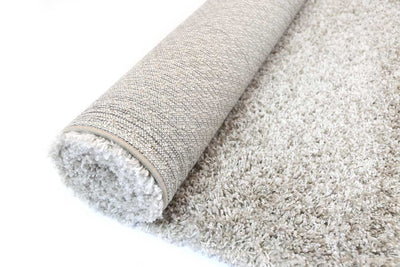Arctic Plush Beige Cream Shaggy Rug 240x330 cm
