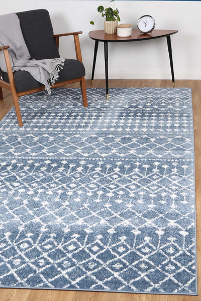 Ermina Tribal Blue Rug 160x230cm