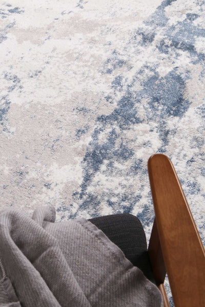 Ermina Modern Abstract Blue Rug 160x230cm