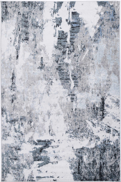 Ermina Modern Abstract Grey Rug 240x330cm