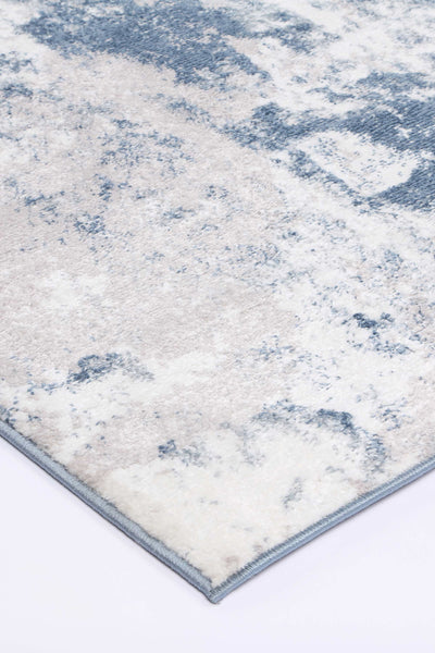 Ermina Modern Abstract Blue Rug 280x380cm