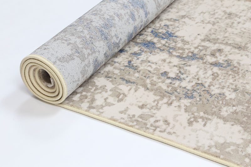 Cordelia One Modern Beige Blue Rug 160x230 cm