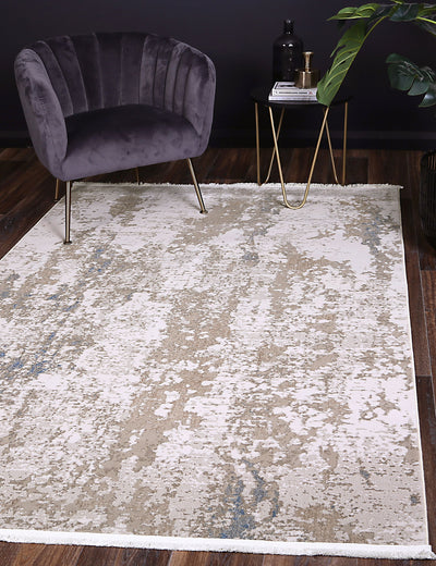 Cordelia One Modern Beige Blue Rug 160x230 cm