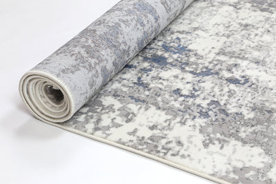 Cordelia One Modern Grey Blue Rug 160x230 cm