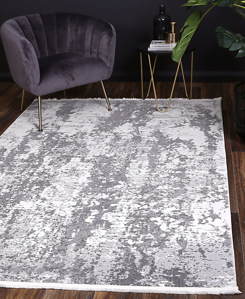 Cordelia One Modern Grey Rug 160x230 cm