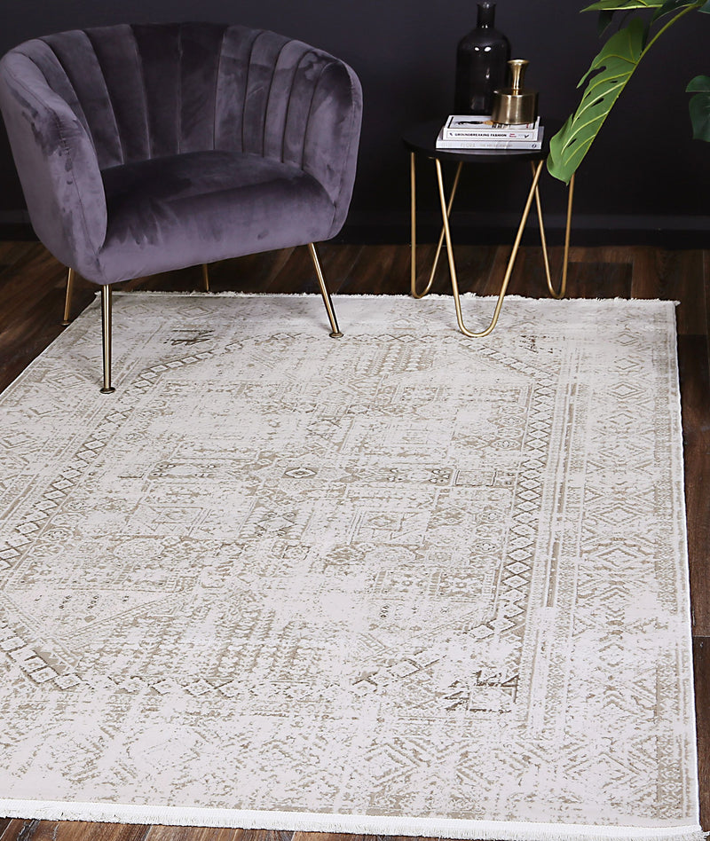 Cordelia Panel Beige Rug 160x230 cm