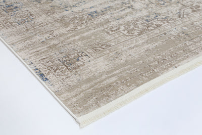 Cordelia Medalion Beige Blue Rug 160x230 cm