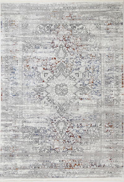 Cordelia Medalion Grey Multi Rug 160x230 cm