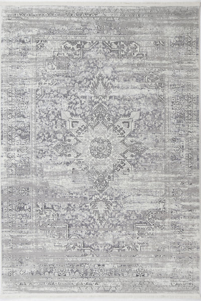 Cordelia Medalion Grey Rug 160x230 cm