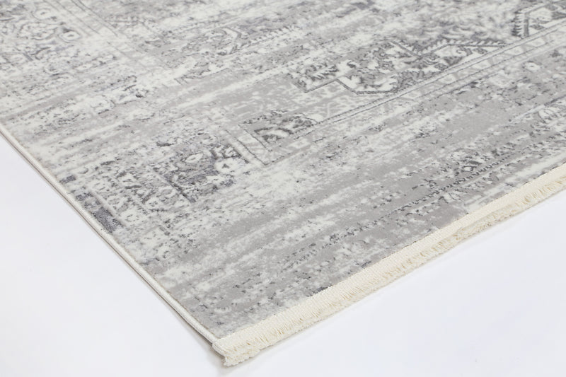 Cordelia Medalion Grey Rug 160x230 cm