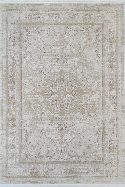 Cordelia Vintage Medalion Beige Rug 160x230 cm