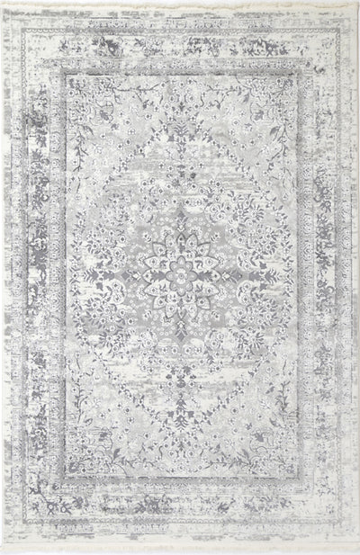 Cordelia Vintage Medalion Grey Rug 160x230 cm