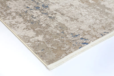 Cordelia One Modern Beige Blue Rug 200x290 cm