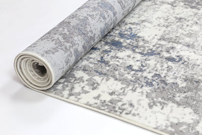 Cordelia One Modern Grey Blue Rug 200x290 cm