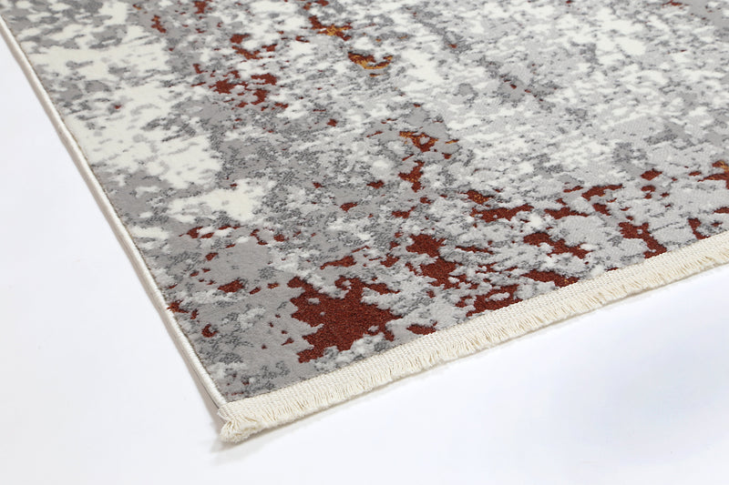 Cordelia One Modern Grey Terracotta Rug 200x290 cm