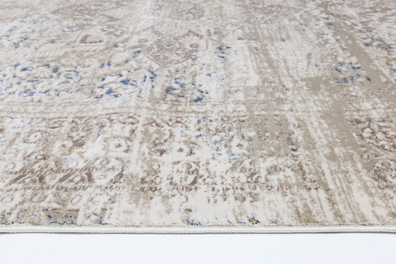 Cordelia Medalion Beige Blue Rug 200x290 cm