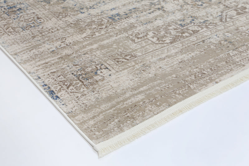 Cordelia Medalion Beige Blue Rug 200x290 cm