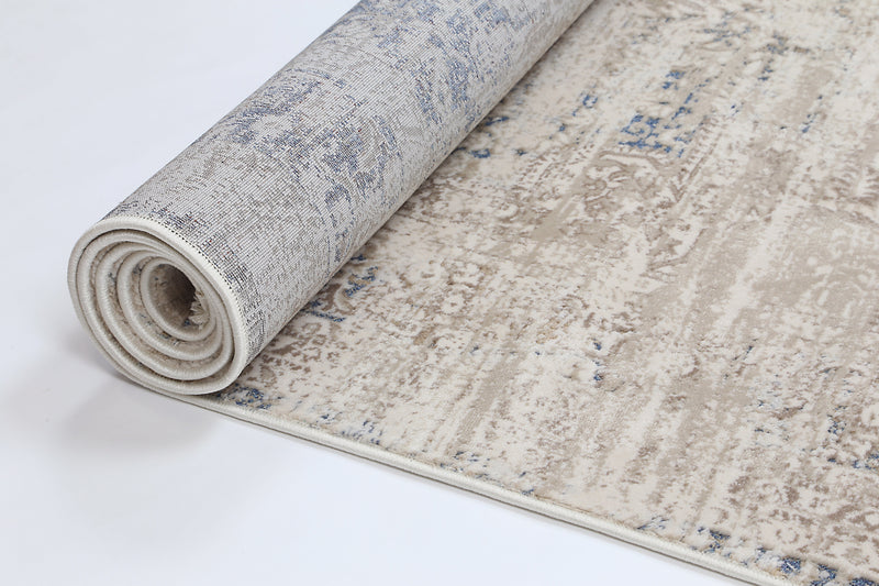 Cordelia Medalion Beige Blue Rug 200x290 cm