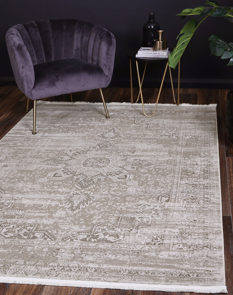 Cordelia Medalion Beige Rug 200x290 cm