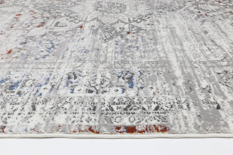 Cordelia Medalion Grey Multi Rug 200x290 cm