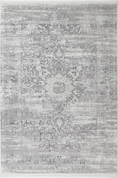 Cordelia Medalion Grey Rug 200x290 cm