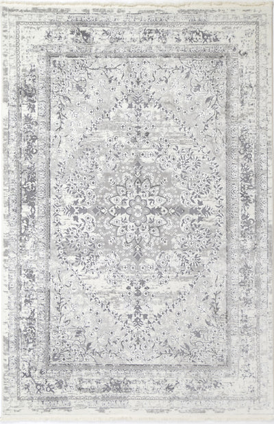 Cordelia Vintage Medalion Grey Rug 200x290 cm