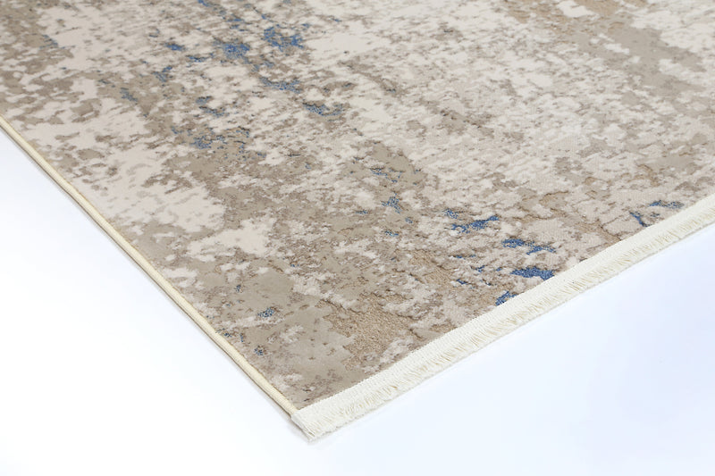 Cordelia One Modern Beige Blue Rug 240x330 cm