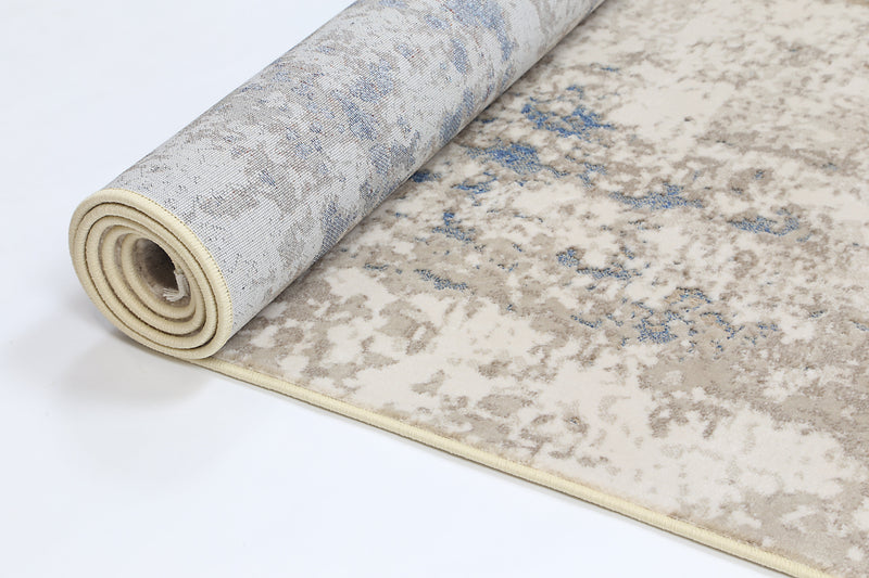 Cordelia One Modern Beige Blue Rug 240x330 cm